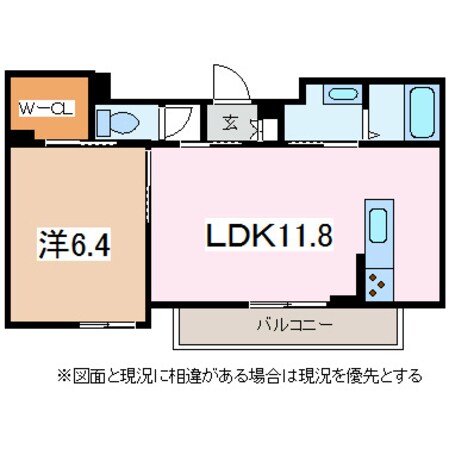 南松本駅 徒歩22分 2階の物件間取画像